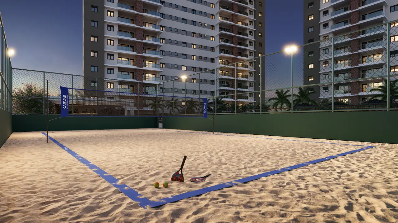 Beach tennis do Jazz Residencial